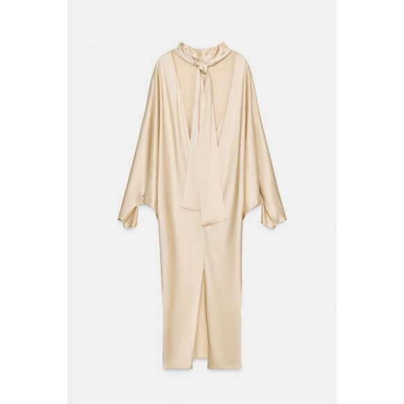 ZARA SATIN EFFECT TUNIC ZW COLLECTION LIMITED EDITION - Picture 4 of 5